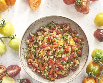 Salsa fresca van Toma’color tomaatjes 